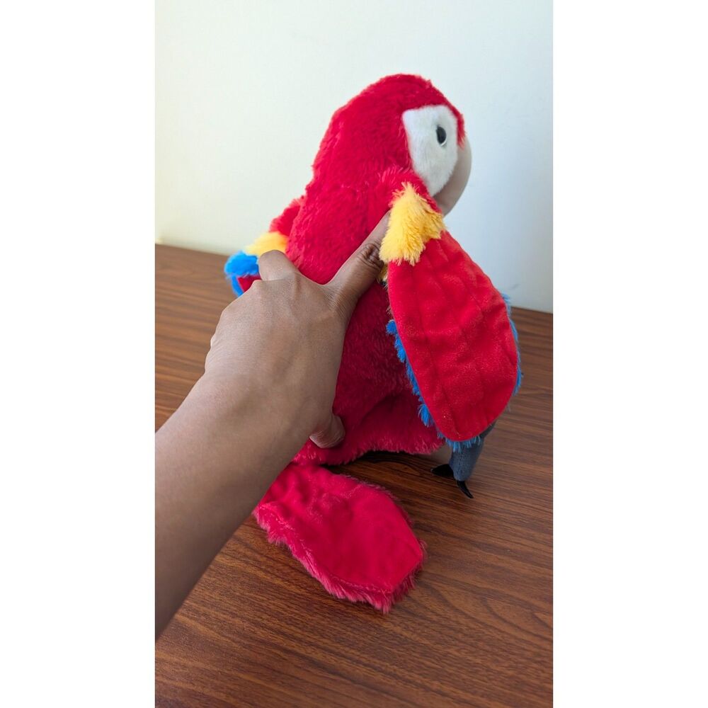 Wild Republic Scarlet Macaw Plush, Stuffed Animal, Plush Toy, Gifts for Kids, Cu - Picture 2 of 2